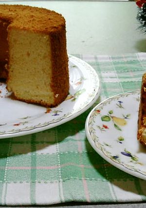 ハニーレモンシフォンケーキ-レシピのメイン写真