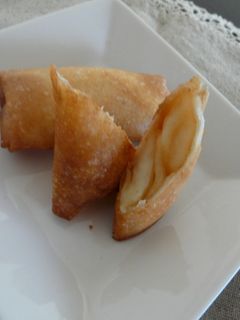 春巻きの皮で簡単ホットアップルパイ-レシピのメイン写真