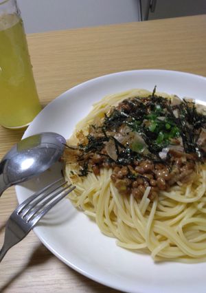 和風納豆スパゲティ-レシピのメイン写真