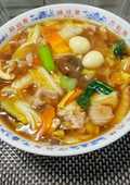 食品サンプル 五目ラーメン 広東麺 街中華 レトロ