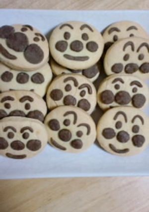 簡単☆アンパンマンクッキー-レシピのメイン写真