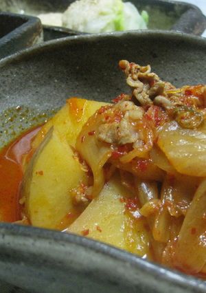 ☆食欲増進♪ピリ辛キムチの肉じゃが☆-レシピのメイン写真