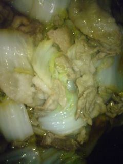 ヤバうま!白菜と豚肉の煮びたし☆-レシピのメイン写真