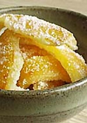 ♪フカフカで作る伊予柑の皮の砂糖煮♪-レシピのメイン写真