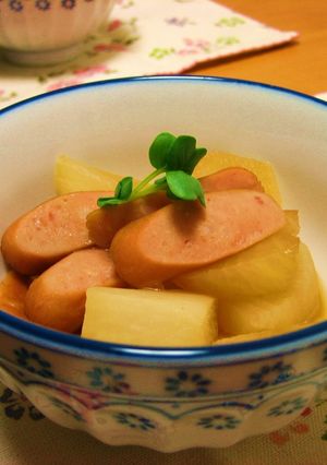 大根とウィンナーの洋風煮-レシピのメイン写真
