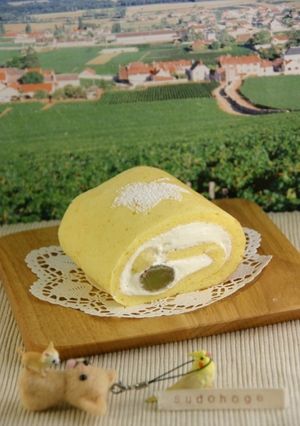 ぶどうのロールケーキ-レシピのメイン写真