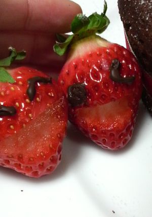 ﾟ★歌ういちご(飾りﾃﾞｺ盛り付け用)-レシピのメイン写真