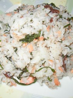 しゃけごはん You can use fillets!] How to make salmon and mushroom butter