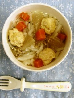 離乳食中期・後期・完了期やわらか鶏だんご-レシピのメイン写真
