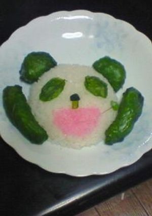 ☆生茶先生キャラ弁にどうぞ♪-レシピのメイン写真