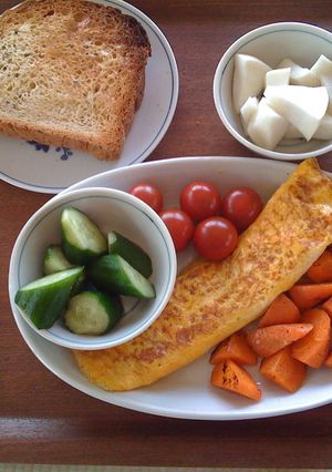 見た目もキレイなベジタリアンブランチ-レシピのメイン写真