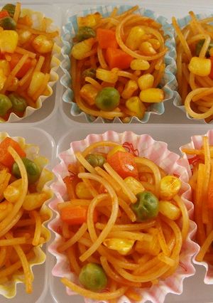 お弁当用冷食☆スパゲッティナポリタン-レシピのメイン写真
