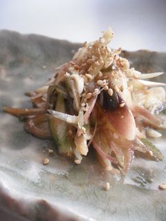 みょうがのゴマ酢味噌和え-レシピのメイン写真