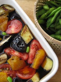 夏野菜の焼き煮浸し-レシピのメイン写真