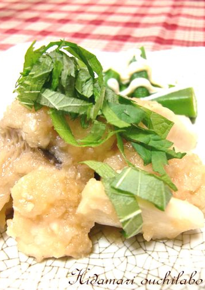 鶏肉とエリンギのみぞれ煮-レシピのメイン写真