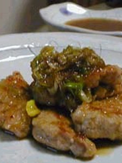 ■豚ヒレ肉照りソテーwith柚子こしょうバターソース-レシピのメイン写真