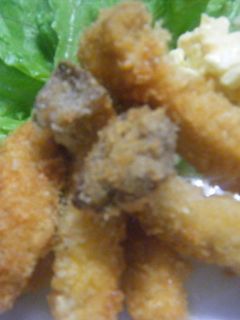 エリンギのチーズ風味フライ卵タルタル添え-レシピのメイン写真