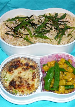 ☆お弁当☆　たらこクリームパスタ-レシピのメイン写真