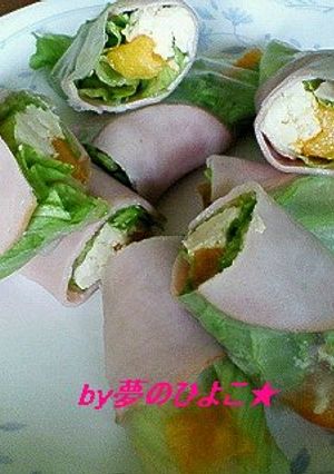 わさび醤油で食べる「牛乳豆腐入り生春巻」-レシピのメイン写真