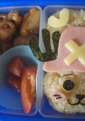 キャラ弁　ワンピース　チョッパー-レシピのメイン写真