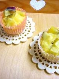 さつまいもの鬼まんじゅう風*蒸しケーキ-レシピのメイン写真