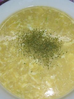 ガラスープ(コーンと卵)-レシピのメイン写真