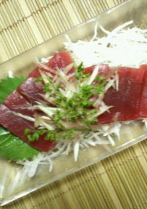 ﾏｸﾞﾛのお刺身☆盛り付けｱﾚﾝｼﾞ-レシピのメイン写真