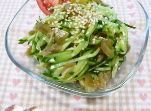コレだけっ！きゅうりとザーサイの和え物-レシピのメイン写真