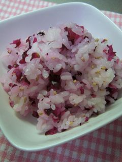 しば漬けで☆酢飯-レシピのメイン写真