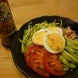柚子こしょうサラダそうめん