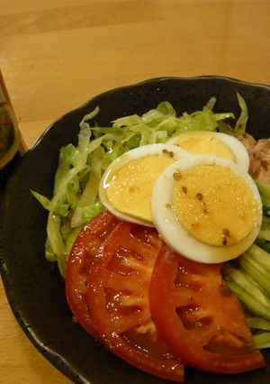 柚子こしょうサラダそうめん-レシピのメイン写真