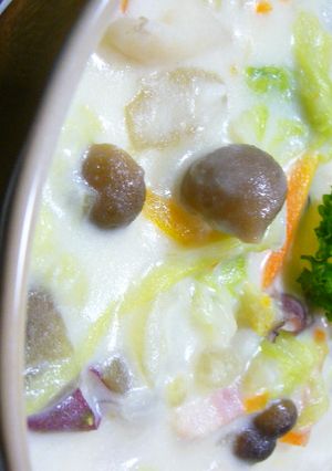 たっぷりお野菜☆米粉でミルクシチュー-レシピのメイン写真