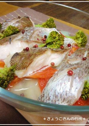 鯛の洋風酒蒸し-レシピのメイン写真