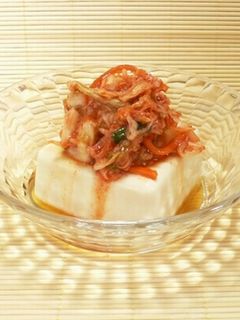 簡単!美味しい!キムチ☆冷奴-レシピのメイン写真