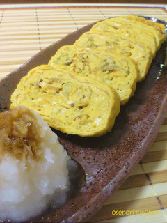 たっぷり白葱とじゃこの卵焼き-レシピのメイン写真
