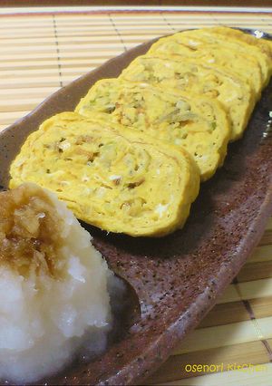 たっぷり白葱とじゃこの卵焼き-レシピのメイン写真