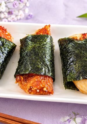 パリふわチーズ餅　磯辺揚げ　糖質オフ　片栗粉なし-レシピのメイン写真