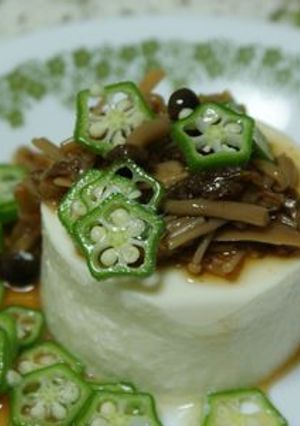きのこ煮の豆腐のせ-レシピのメイン写真