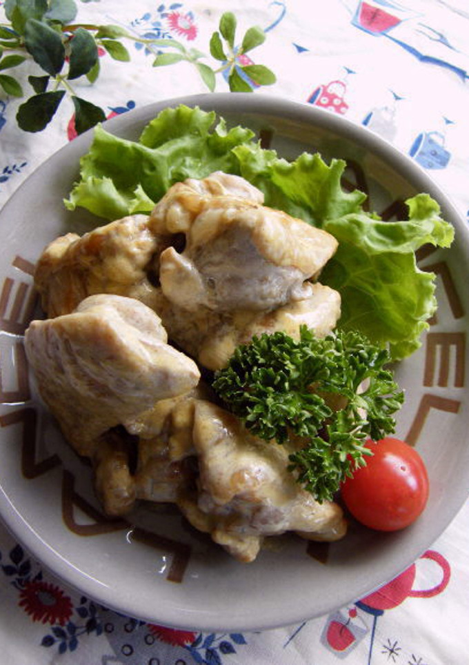 鶏肉の梅マヨネーズ炒め-レシピのメイン写真
