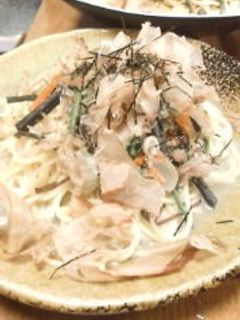 美味しい!山菜和風パスタ-レシピのメイン写真