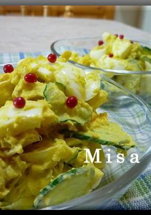 かぼちゃと玉子のサラダ-レシピのメイン写真