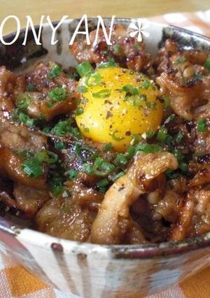 安～いお肉で♡北海道の豚丼　(^..^)-レシピのメイン写真