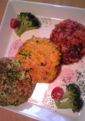 ふわ☆ほろ☆しっとり☆三色おかずケーキ-レシピのメイン写真