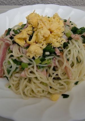 ゴマ油漬け青ネギ麺-レシピのメイン写真