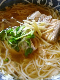 サバ缶で!簡単あったかそうめん-レシピのメイン写真