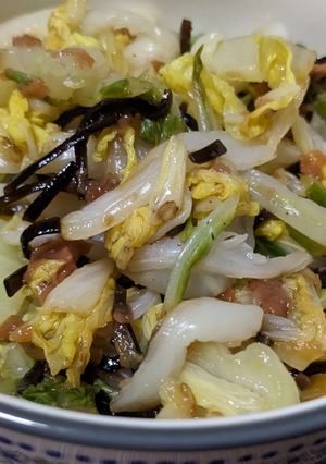白菜の梅塩昆布和え-レシピのメイン写真