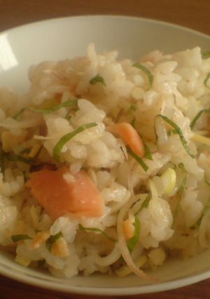 ■　さっぱり味の鮭ごはん　■-レシピのメイン写真