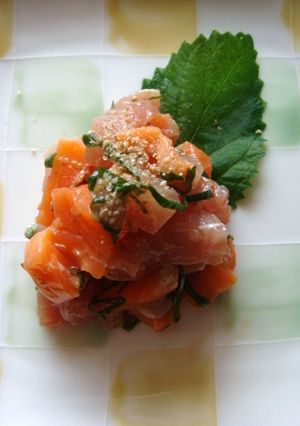 ■マグロとサーモンの前菜■-レシピのメイン写真