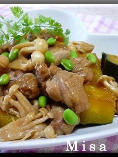鶏肉とかぼちゃの煮物-レシピのメイン写真
