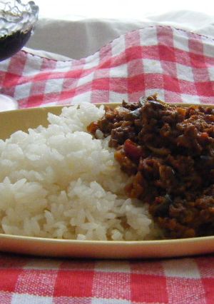♡ひき肉となすとトマトのカフェ風カレー♡-レシピのメイン写真